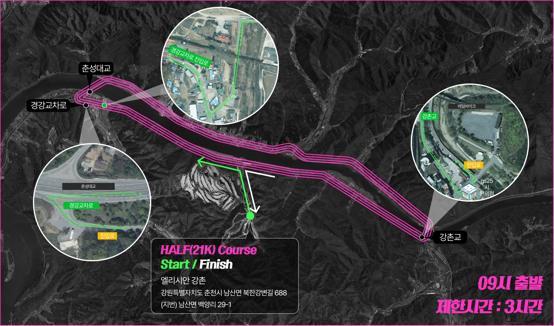 하프(21km)
